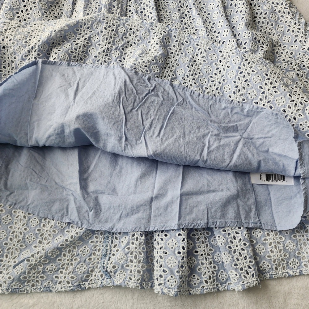 Joe‎ Jillian Harris Eyelet Tiered Dress Womens Small Prairie Farmhouse Cottage - Picture 14 of 15
